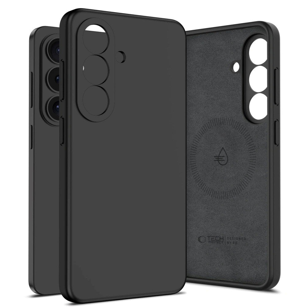 Samsung Galaxy S26+ (Plus) Tech-Protect Silikon Deksel - MagSafe Kompatibel - Svart