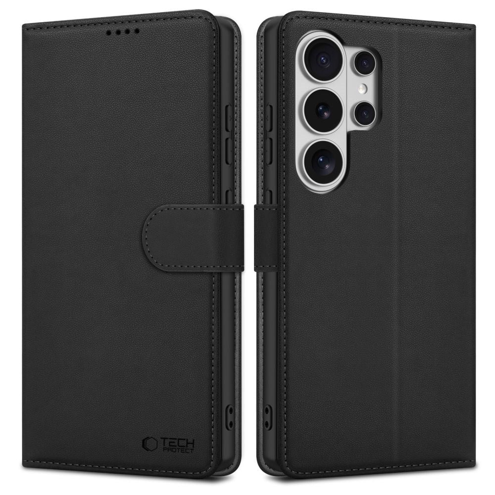 Samsung Galaxy S26 Ultra Tech-Protect Flip Deksel m. Lommebok - Svart