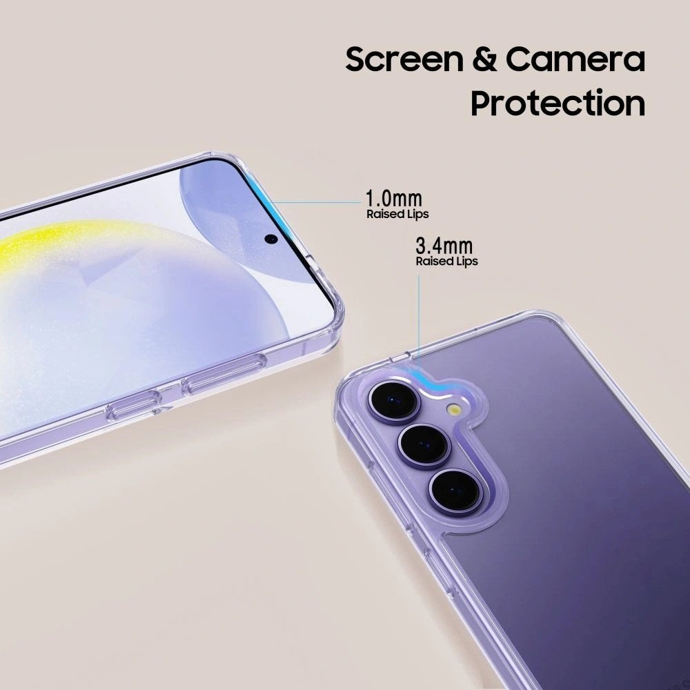 Samsung Galaxy A57 Tech-Protect Flexair Hybrid Deksel - Gjennomsiktig