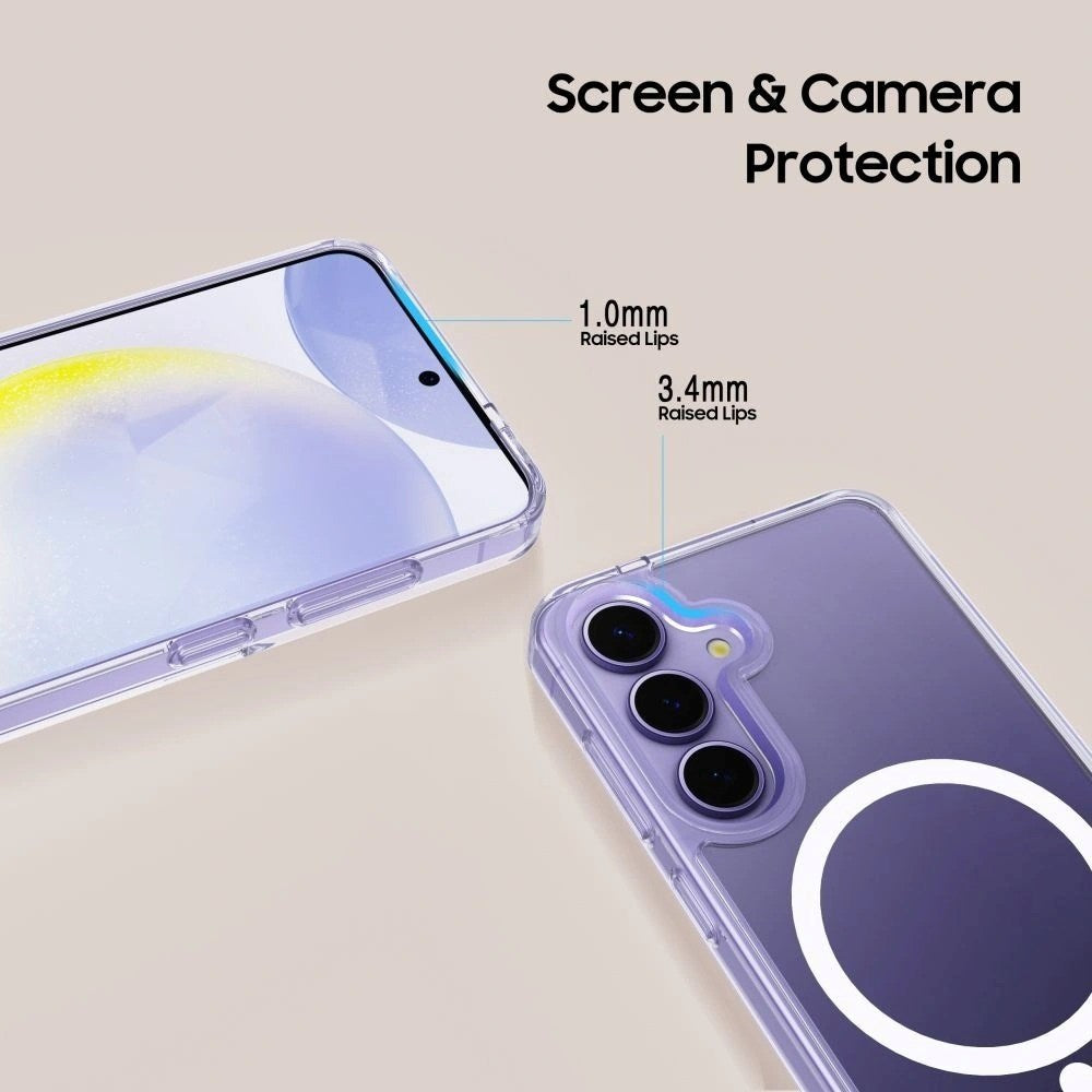 Samsung Galaxy A57 Tech-Protect Flexair Hybrid Deksel - MagSafe Kompatibel - Gjennomsiktig