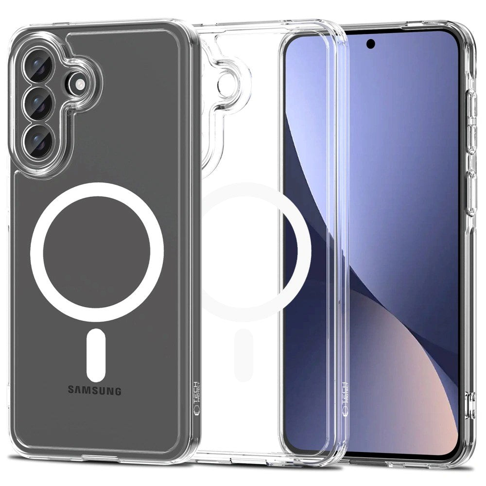Samsung Galaxy A57 Tech-Protect Flexair Hybrid Deksel - MagSafe Kompatibel - Gjennomsiktig