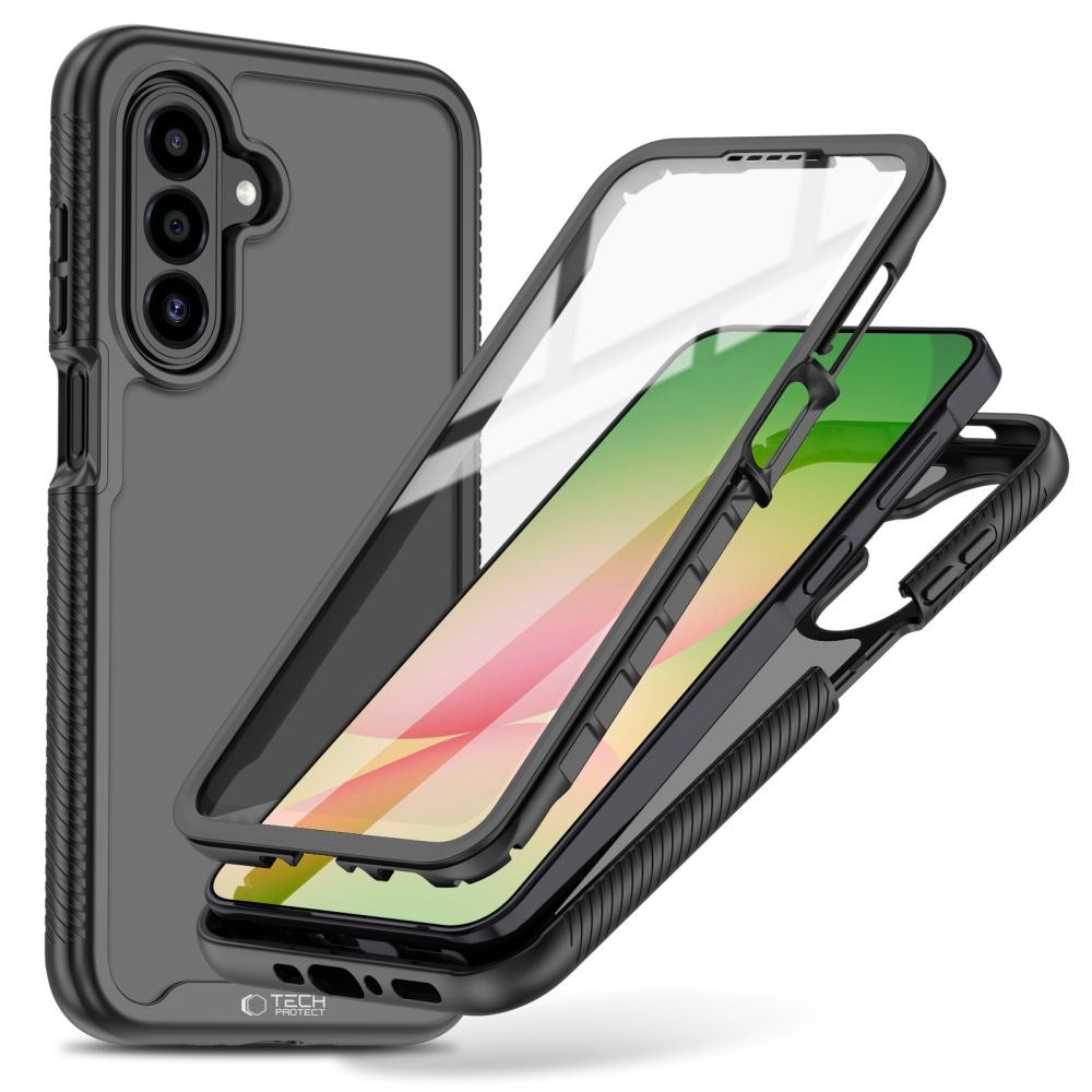 Samsung Galaxy A27 / A37 / A36 / A56 Tech-Protect Defence Deksel med Skjermbeskytter - Matt Svart