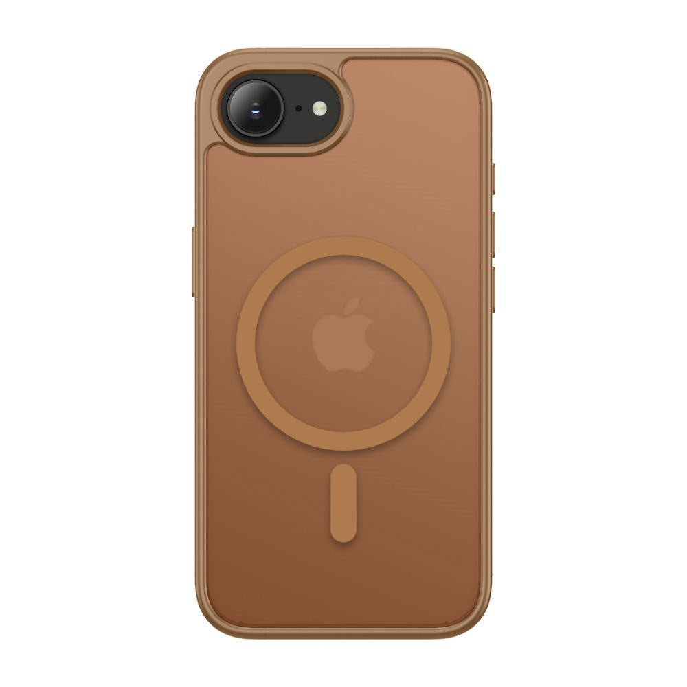 iPhone 17e / 16e Tech-Protect BasicMag Hybrid Deksel - MagSafe Kompatibel - Matt Brun