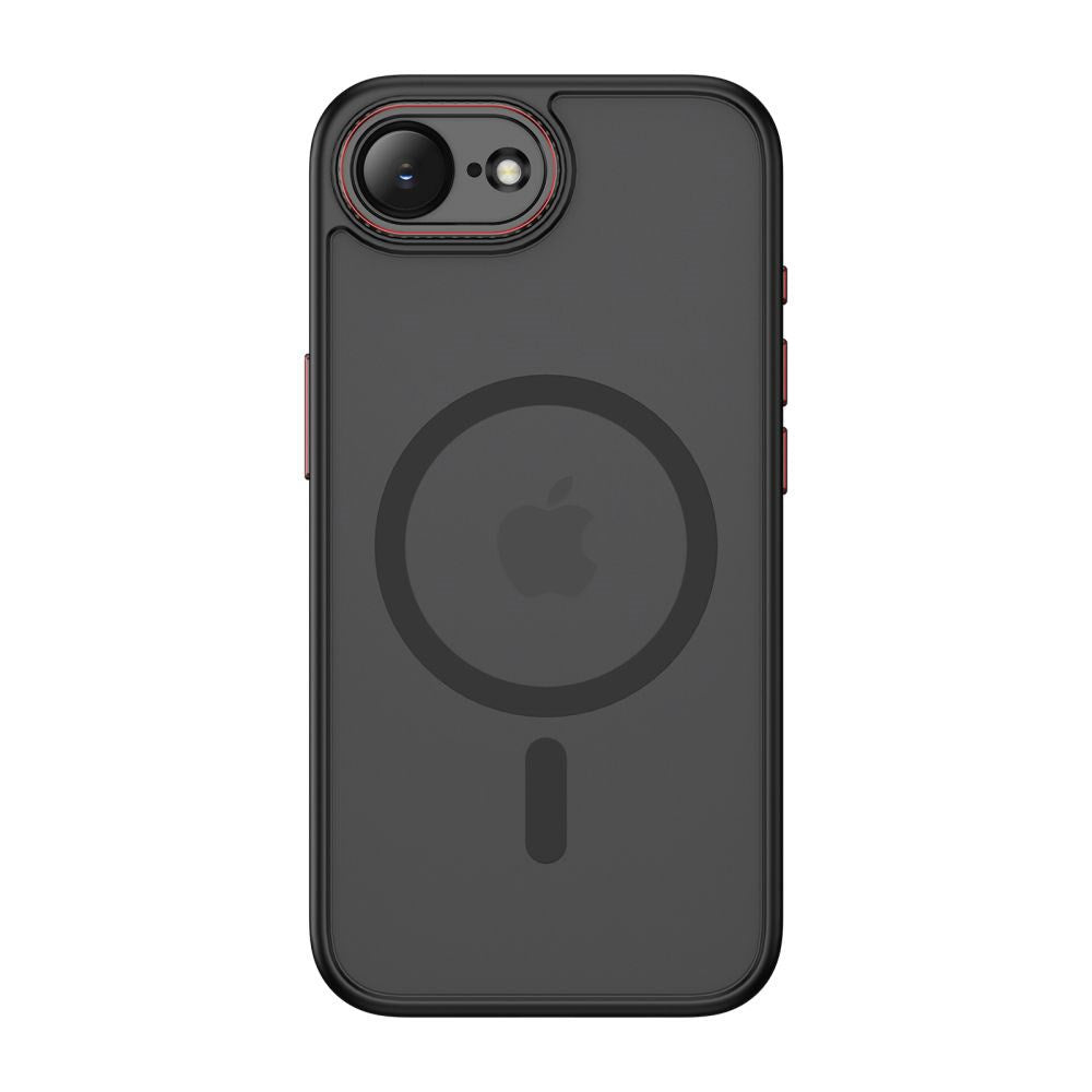 iPhone 17e / 16e Tech-Protect MagCam Deksel - MagSafe Kompatibel - Gjennomsiktig /Matt Svart