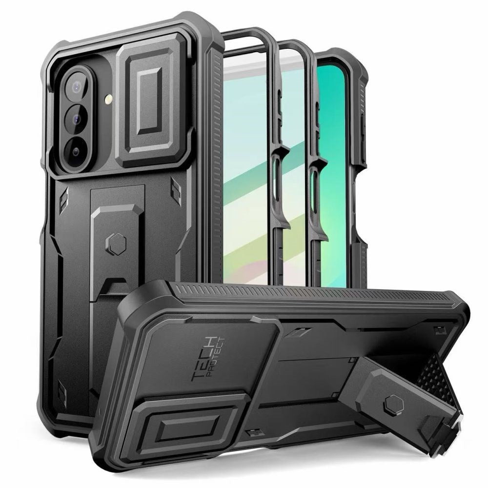 Samsung Galaxy A27 Tech-Protect Kevlar Cam+ Håndverker Deksel - Svart