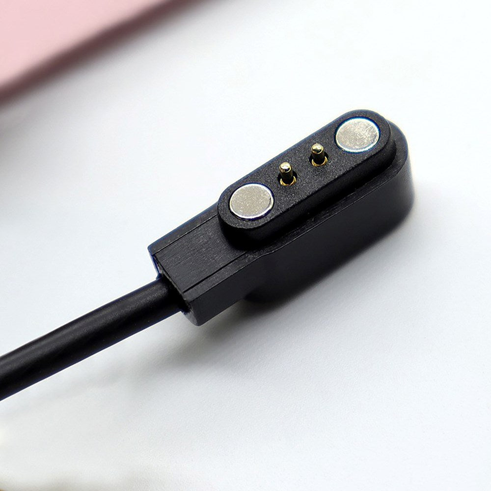 Hurtel Magnetisk Lader til Smartklokke - 2-Pin / 2.8mm - Svart