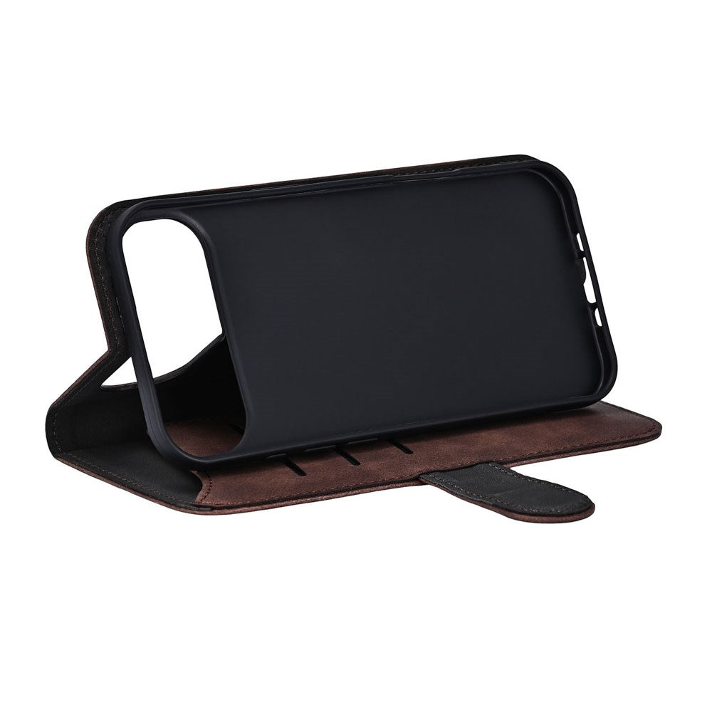 iPhone Air GEAR Kunstskinn Flip Deksel - MagSafe Kompatibel - Brun