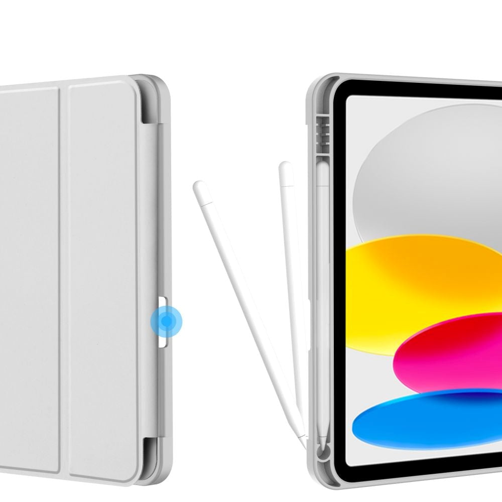Tech-Protect iPad 11" (2025) / iPad 10.9" (2024/2022) SC Deksel m. Apple Pencil Holder - Grå