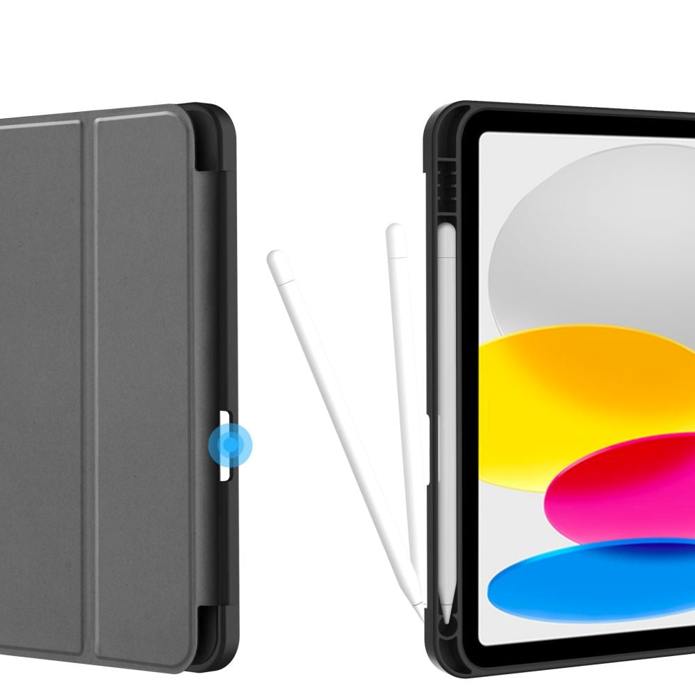 Tech-Protect iPad 11" (2025) / iPad 10.9" (2024/2022) SC Deksel m. Apple Pencil Holder - Svart