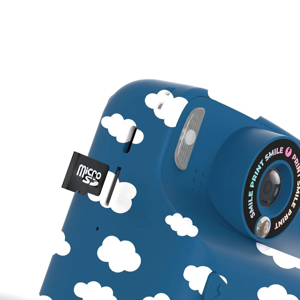 MOB Instant Pixiprint Kamera - inkl. Fotopapir & Spill - Cloud