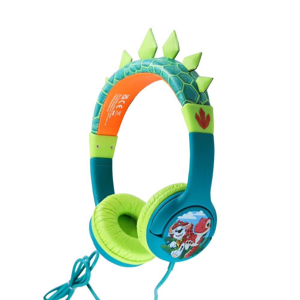 OTL Paw Patrol Dino Kablede Hodetelefoner - On-Ear - Grøn