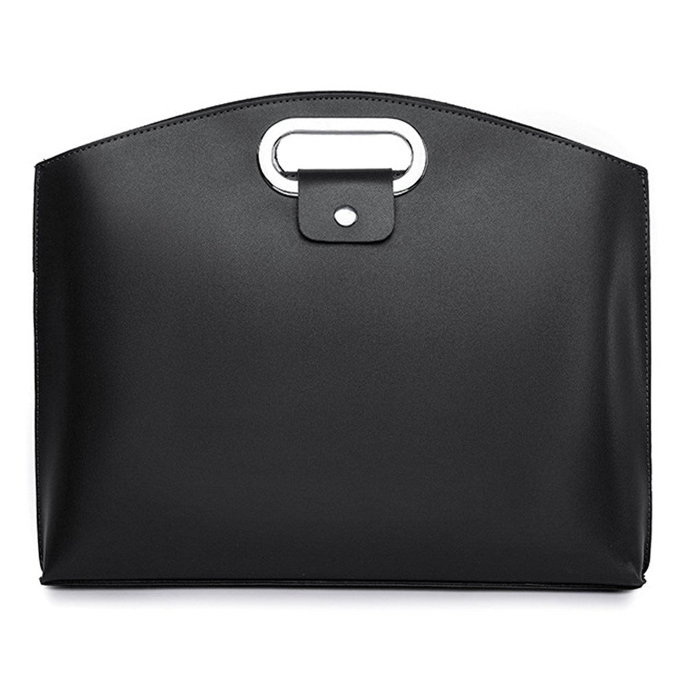 Kunstskinn MacBook / Laptop 13-14" Veske - 32 x 37.5 cm - Svart
