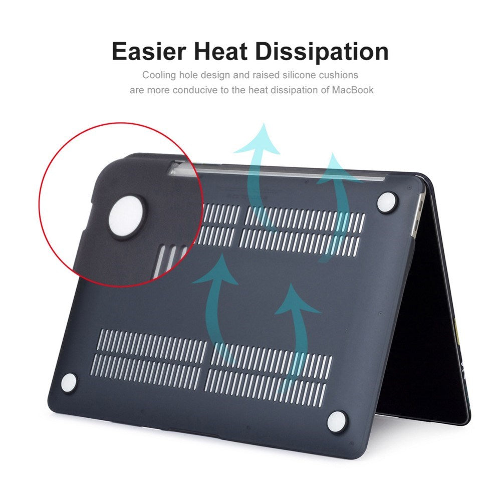 MacBook Pro 16" M1 / M2 / M3 / M4 (2021 / 2024) Plast Deksel – Grå