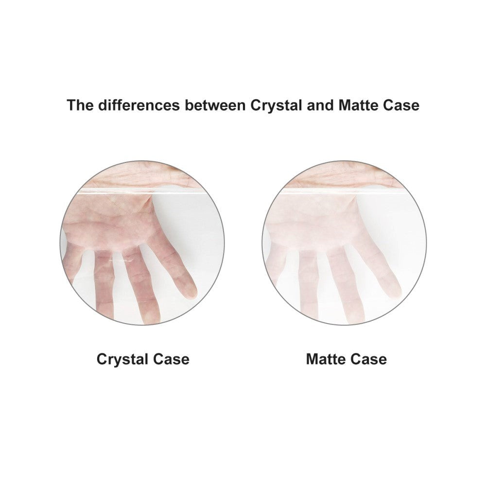 MacBook Air 13" M2/M3/M4 (2022-2025) - Enkay - Hardplastdeksel - Krystallgjennomsiktig