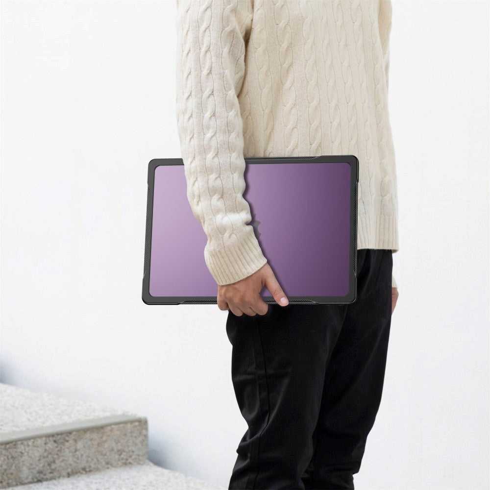 MacBook Air 15" M2/M3/M4 (2023-2025) Hard Plast Deksel - Gjennomsiktig / Lilla