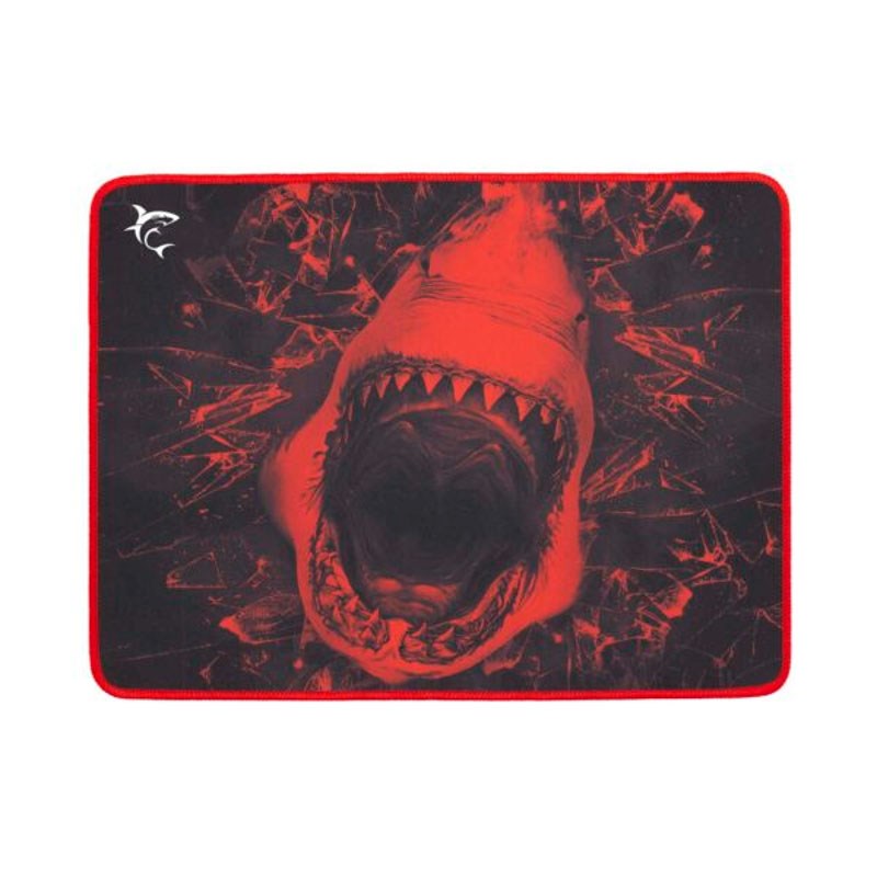 White Shark SKYWALKER L Gaming Musematte - 400 x 300 mm - Svart / Rød