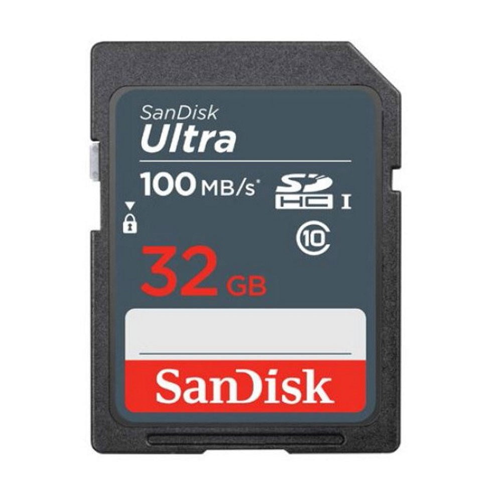 SanDisk 32GB SDHC Ultra Minnekort - 100MB/s - Svart