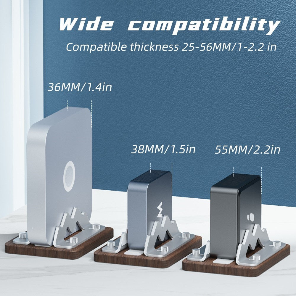 Justerbar Treholder for Mac Mini M4 / M3 / M2 / M1