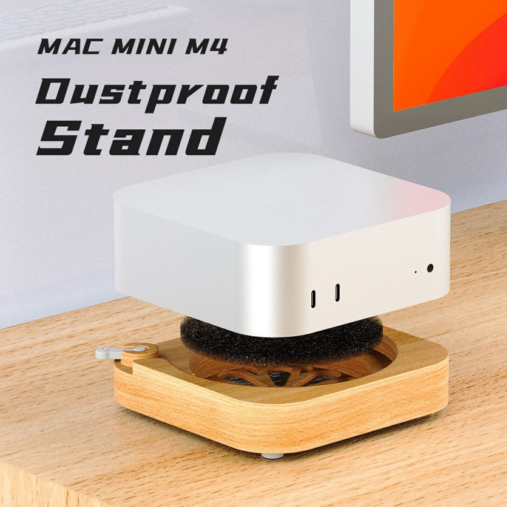 Mac Mini M4 / M4 Pro Tre Stativ – Støvbeskyttelse, Kjøling & Elegant Design
