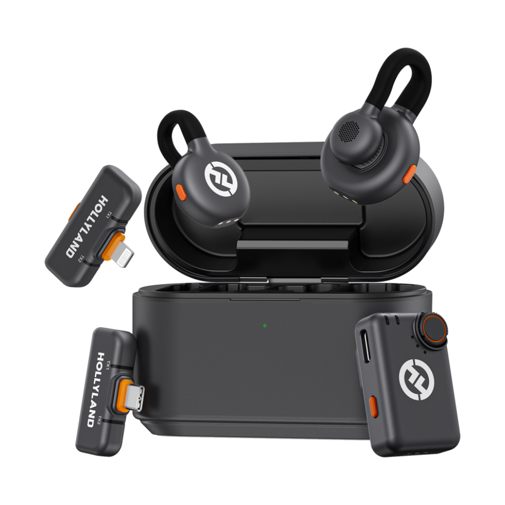 Hollyland Lark M2S Ultimate Combo Trådløs Mikrofon - Svart