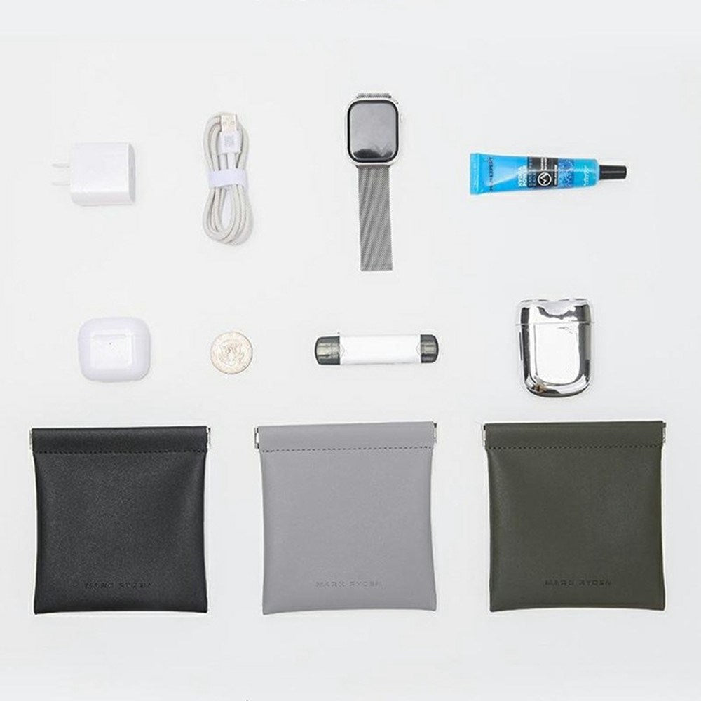 Liten Vannavstøtende Organiseringsveske - 13 x 12 cm - Grå