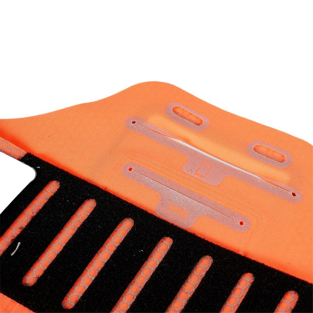 Løpearmbånd m. Honeycomb Mønster - Mobil 6" - Oransje