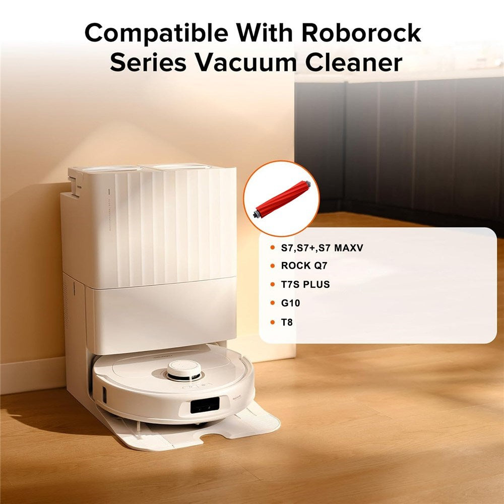 Støvsugerbørste til Roborock S8 Pro Ultra / S7 Pro Ultra / S7 MaxV Ultra / S7+ / S7 / S7 Max Ultra / S8 / S7 MaxV / Qrevo S Robotstøvsuger - Rød
