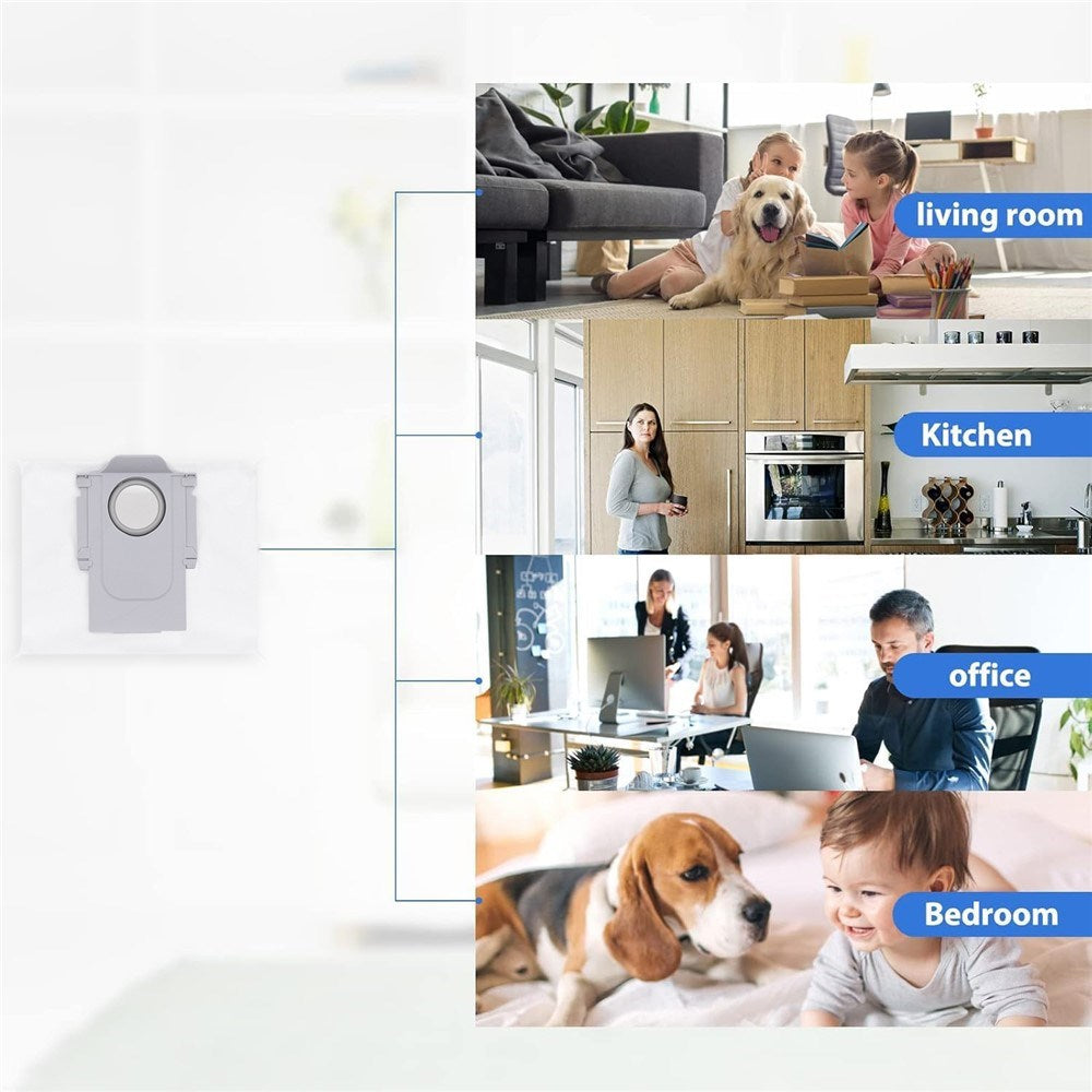 Støvsugerpose til Roborock Q5 Pro / Q7 Max / Q8 Max / Q8 Max+ Robotstøvsuger - Hvit