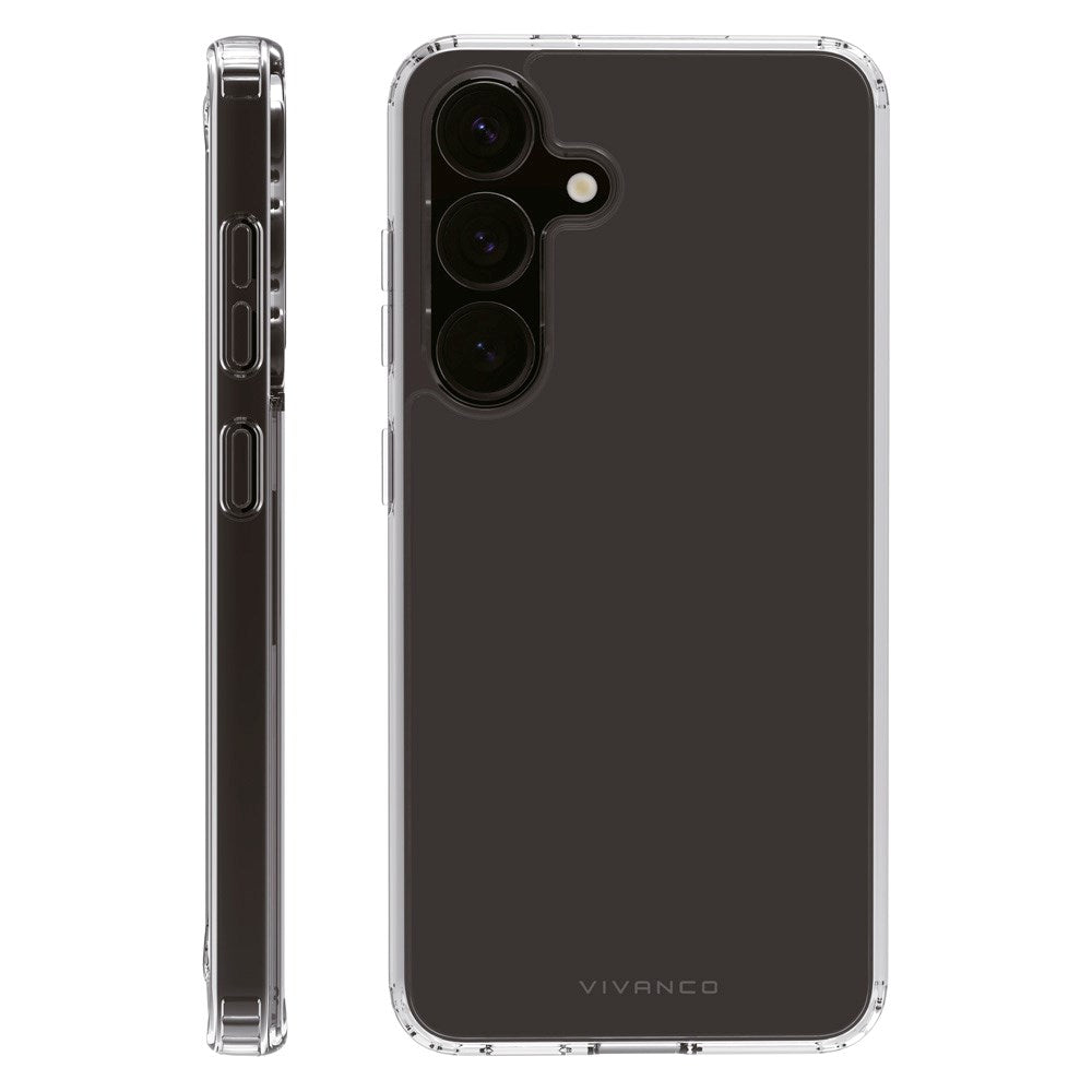 Samsung Galaxy S25+ (Plus) Vivanco Crystal Clear Bakdeksel – Gjennomsiktig