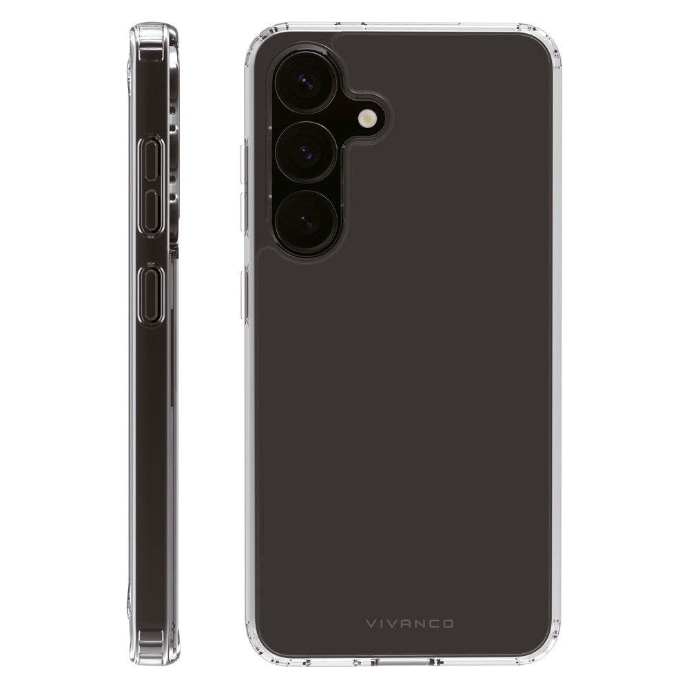 Samsung Galaxy S25 Vivanco Crystal Clear Bakdeksel – Gjennomsiktig