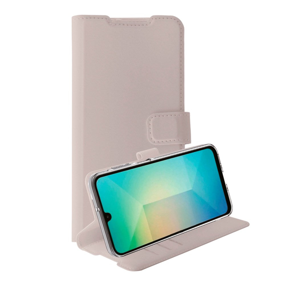 Samsung Galaxy A16 - Vivanco Classic Wallet Flip Deksel m. Lomme - Taupe