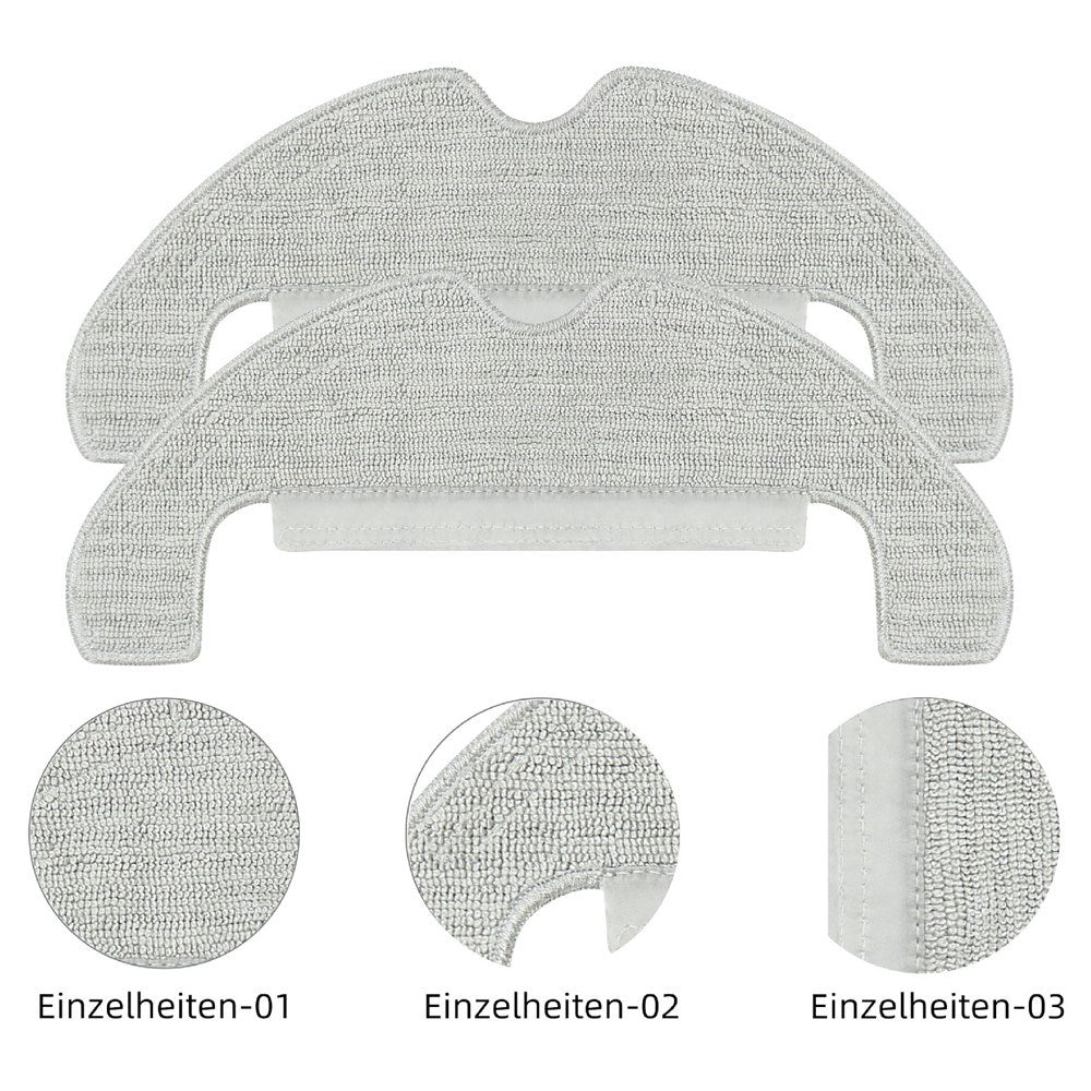 Moppeklut til Dreame D10 Plus Gen 2 Robotstøvsuger - Grå
