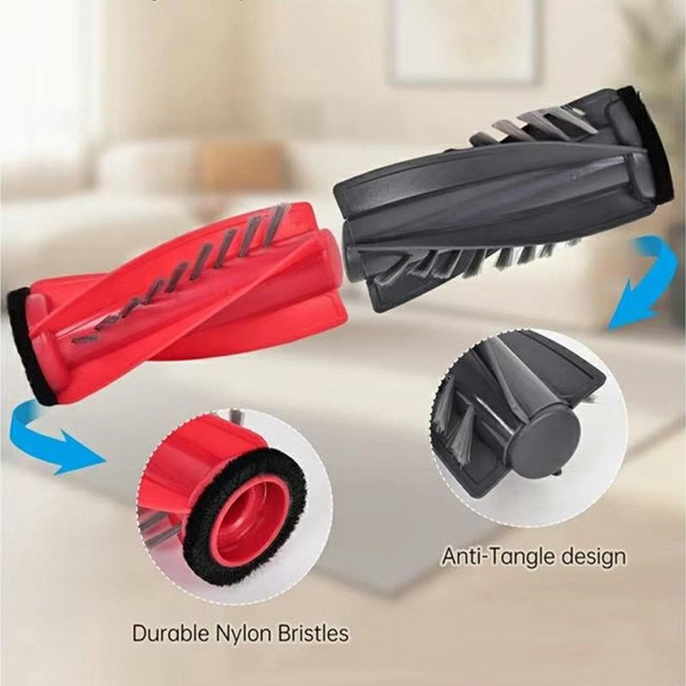 Støvsugerbørste til Roborock G20S Ultra / G30 / Saros 10 / Saros 10R Robotstøvsuger (Hovedbørste) – Rød + Svart