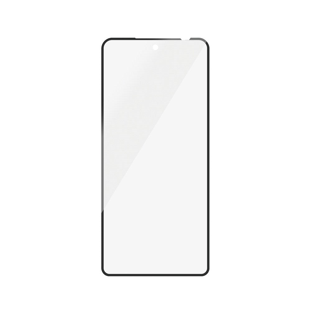 Motorola Moto G75 (5G) - PanzerGlass Ultra-Wide Fit Skjermbeskyttelsesglass - Gjennomsiktig / Svart Kant