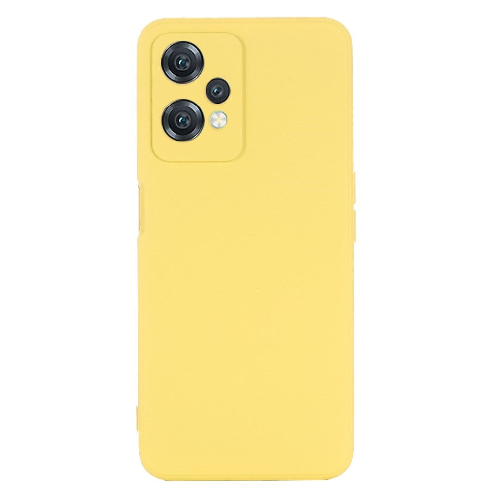 EIDERWOOD OnePlus Nord CE 2 Lite (5G) Liquid Silikon Deksel med Stropp - Gul