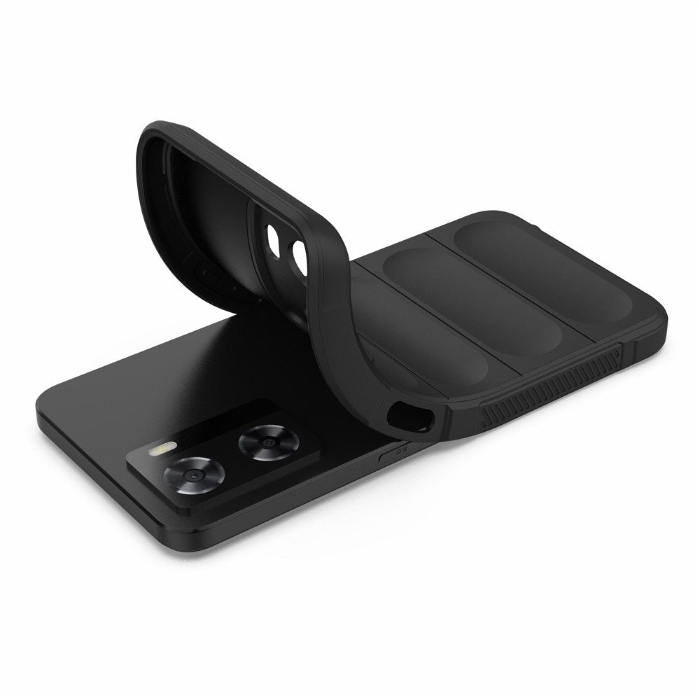 OPPO A57 / A57s EIDERWOOD Fleksibelt Plast Deksel - Svart