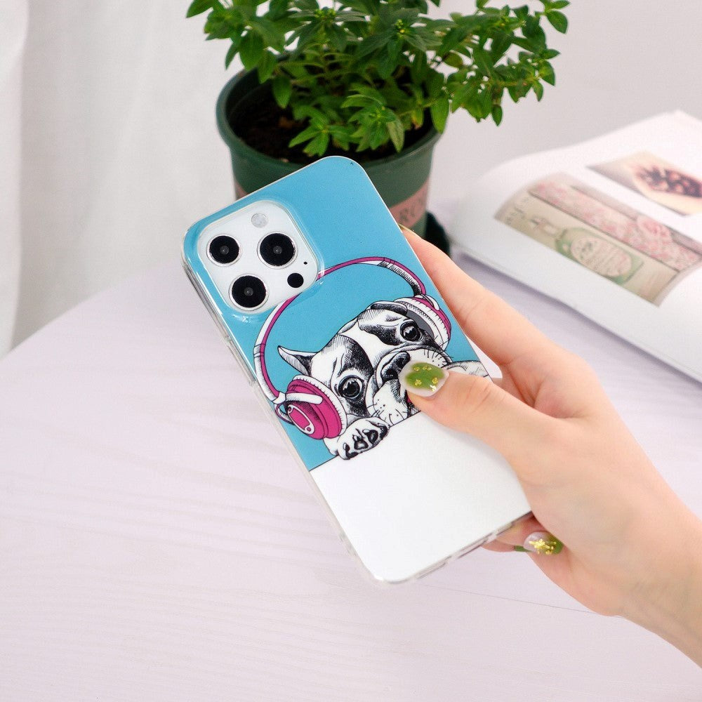 iPhone 14 Pro Fleksibelt TPU-Plastbakdeksel - Frenchie