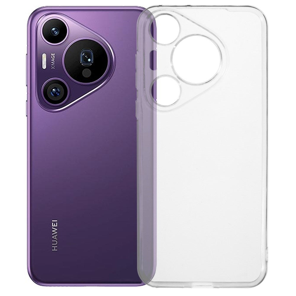 EIDERWOOD Huawei Pura 70 Pro / 70 Pro+ (Plus) Fleksibelt Plast Bak Deksel - Gjennomsiktig