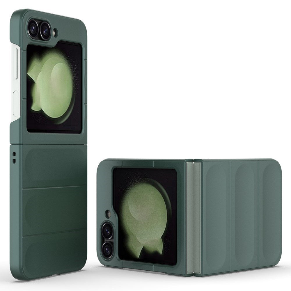EIDERWOOD Samsung Galaxy Z Flip7 FE / Flip6 Fleksibelt Plastdeksel - Grønn