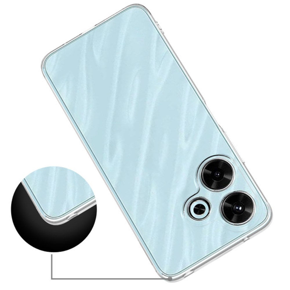 EIDERWOOD Xiaomi Redmi 13 (4G) / 13 (5G) Fleksibelt Plast Deksel - Gjennomsiktig