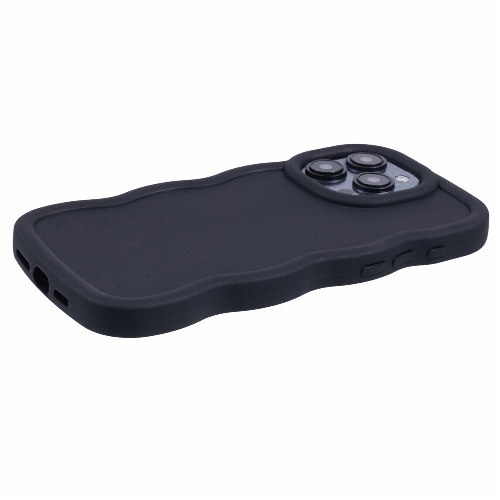 iPhone 14 Pro Max EIDERWOOD Fleksibelt Plast Wavy Deksel - Svart
