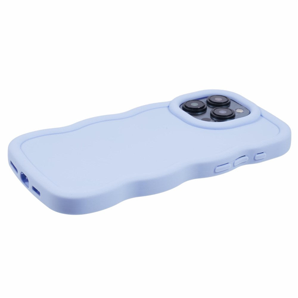 iPhone 14 Pro EIDERWOOD Fleksibelt Plast Wavy Deksel - Lilla