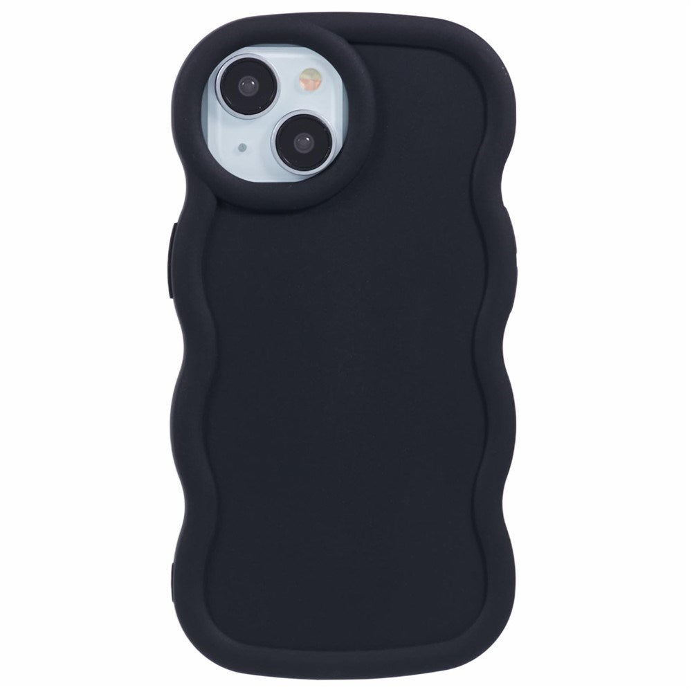 iPhone 14 EIDERWOOD Fleksibelt Plast Wavy Deksel - Svart