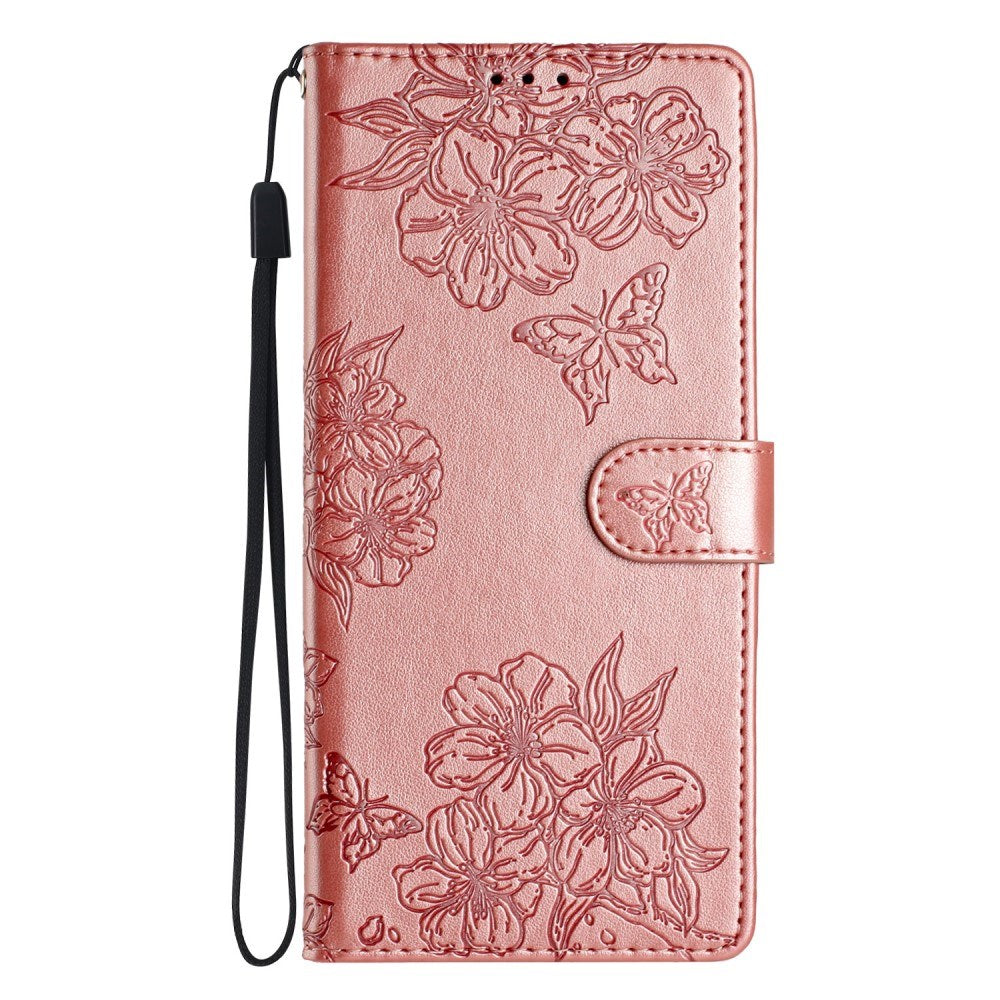 EIDERWOOD Samsung Galaxy S22+ (Plus) Kunstskinn Deksel med Lommebok og Gravering - Rose Gold