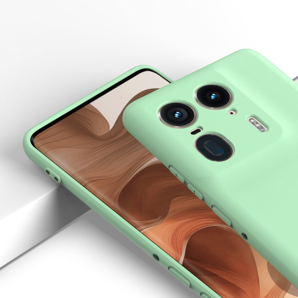 EIDERWOOD Motorola Edge 50 Ultra Liquid Silikon Deksel med Stropp - Grønn