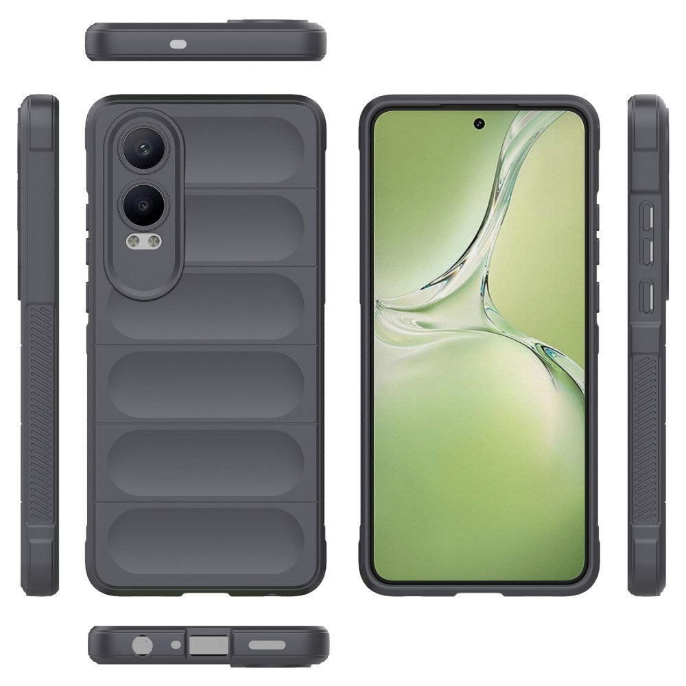 EIDERWOOD OnePlus Nord CE4 Lite (5G) Fleksibelt Plastdeksel - Mørk Grå