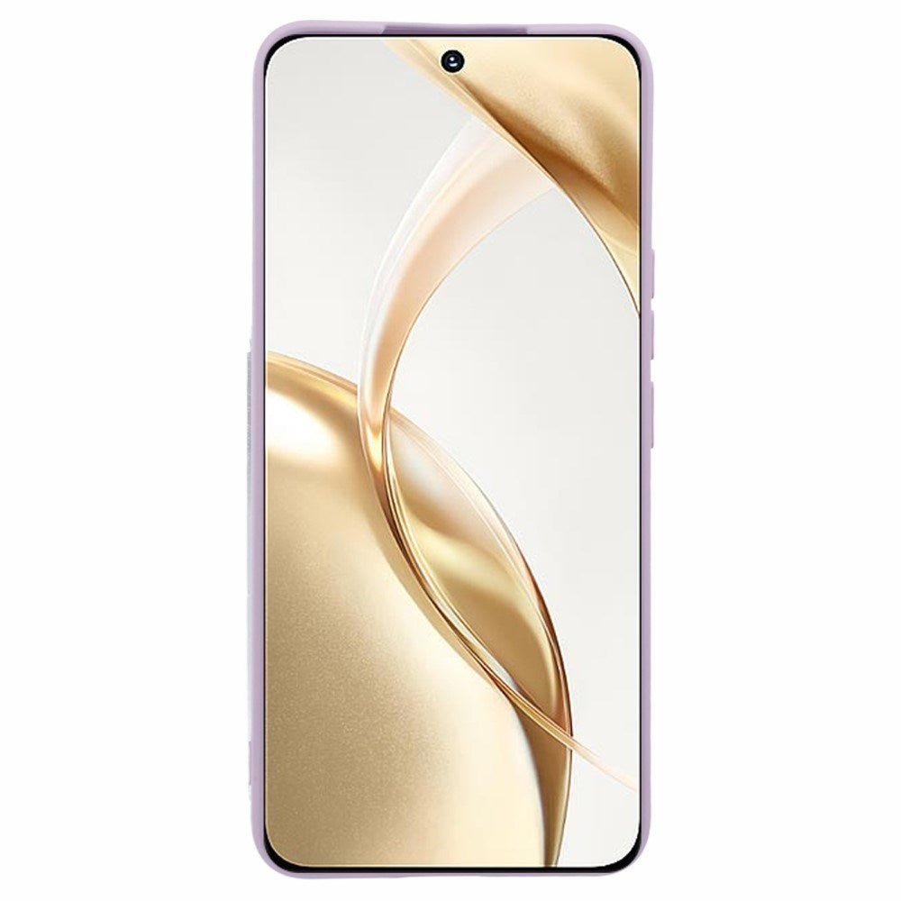 EIDERWOOD Honor 200 5G Deksel – Fleksibelt Plast Deksel med Fiberfôr og Presis Kamerautskjæring - Lilla