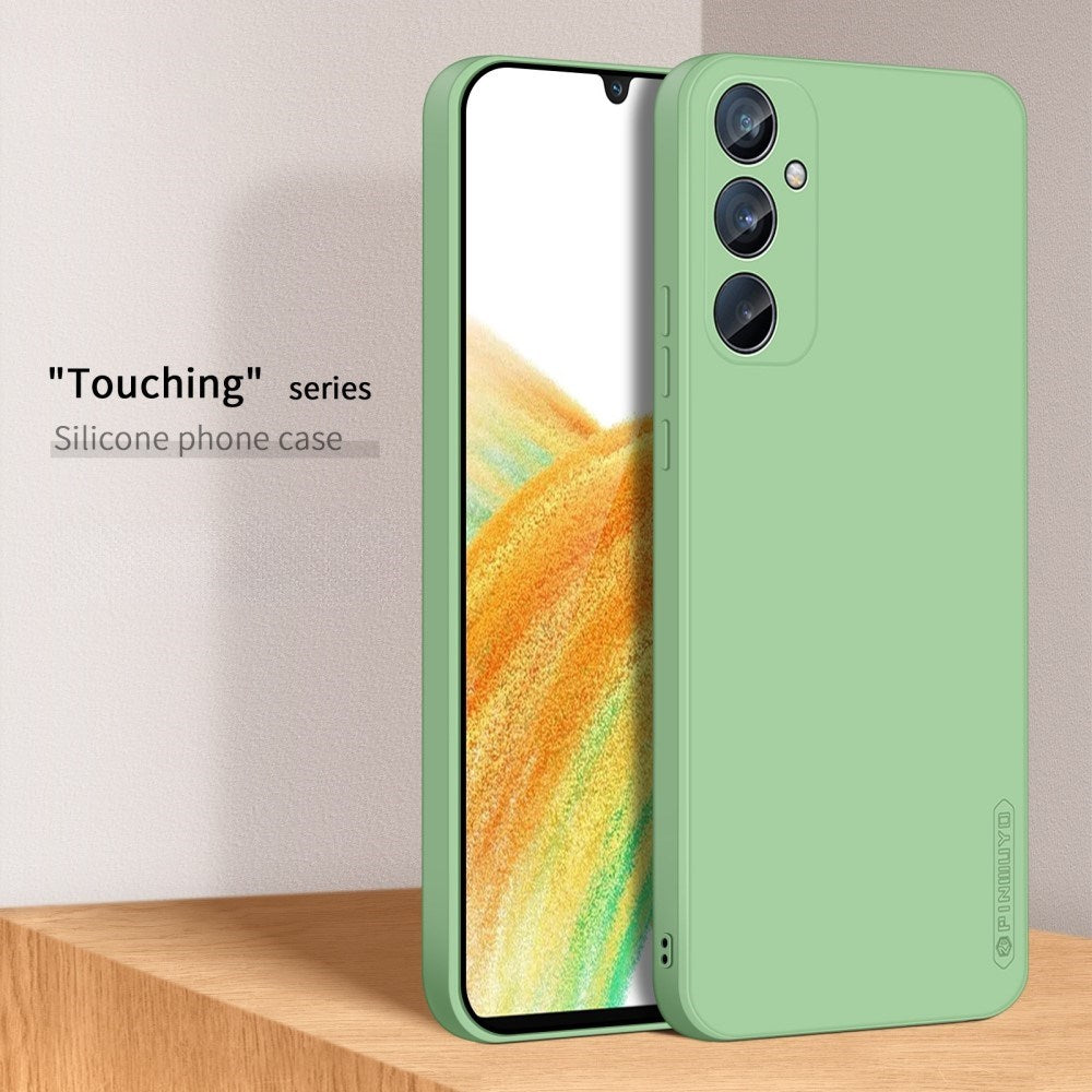 Galaxy S24 FE Pinwuyo Silikon Deksel - Grønn