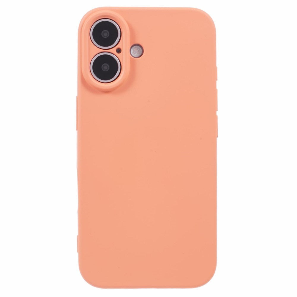EIDERWOOD iPhone 16 Matt Fleksibelt Plast Deksel - Oransje