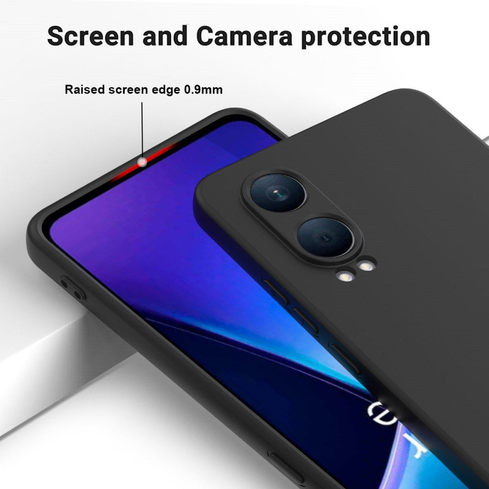 EIDERWOOD OnePlus Nord CE4 Lite (5G) Liquid Silikon Deksel m. Stropp - Svart